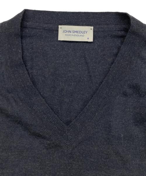 JOHN SMEDLEY（ジョンスメドレー）JOHN SMEDLEY (ジョンスメドレー) ニットベスト グレー サイズ:Mの古着・服飾アイテム