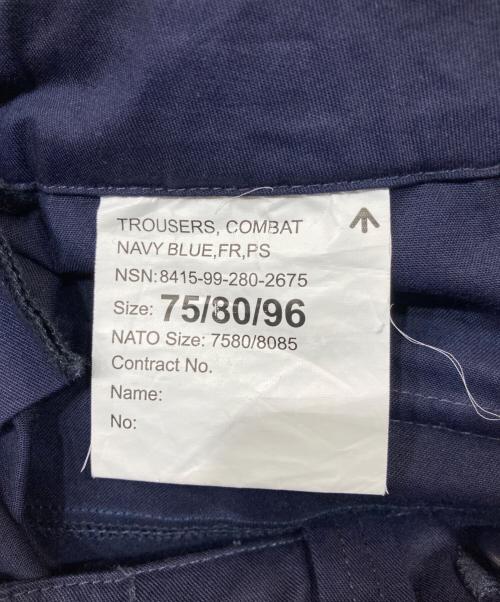 USED（ユーズド）USED (ユーズド) COMBAT TROUSERS ネイビー サイズ:75/80/96の古着・服飾アイテム