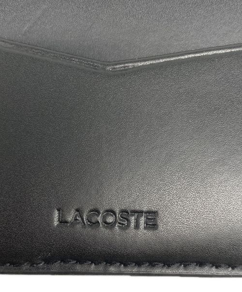 LACOSTE（ラコステ）LACOSTE (ラコステ) L字ウォレット ブラックの古着・服飾アイテム