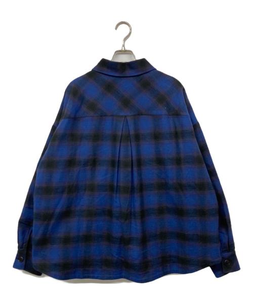 F/CE.（エフシーイー）F/CE. (エフシーイー) CHECK FIELD SHIRT/チェックフィールドシャツ ブルー サイズ:Mの古着・服飾アイテム