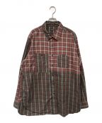 Engineered Garmentsエンジニアドガーメンツ）の古着「チェックシャツ」｜レッド×グリーン