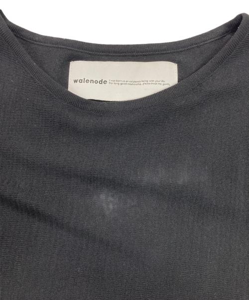 walenode（ウェルノード）walenode (ウェルノード) 半袖ニット ブラック サイズ:1の古着・服飾アイテム