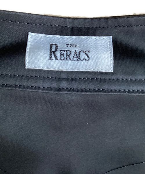 THE RERACS（ザ リラクス）THE RERACS (ザ リラクス) ゴールドボタンブラウス ブラック サイズ:36の古着・服飾アイテム