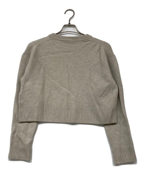 Demi-Luxe Beams（デミルクス ビームス）Demi-Luxe Beams (デミルクス ビームス) 7ゲージ ウール クルーネック プルオーバー アイボリー サイズ:記載なし　の古着・服飾アイテム