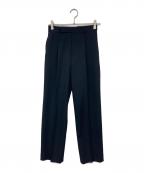 Spick and Spanスピック＆スパン）の古着「ドライダブルクロステーパードパンツ」｜ネイビー