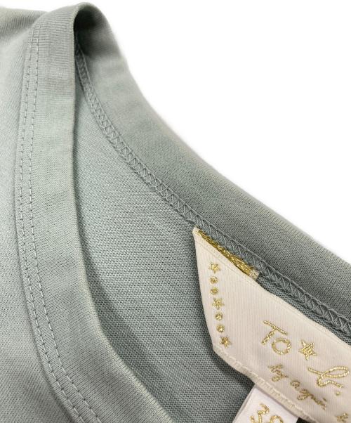 To b. by agnes b.（トゥービー バイ アニエスベー）To b. by agnes b. (トゥービー バイ アニエスベー) ロゴビッグシルエットプリントTシャツ グリーン サイズ:38の古着・服飾アイテム