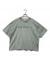To b. by agnes b.（トゥービー バイ アニエスベー）の古着「ロゴビッグシルエットプリントTシャツ」｜グリーン