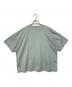 To b. by agnes b. (トゥービー バイ アニエスベー) ロゴビッグシルエットプリントTシャツ グリーン サイズ:38：4000円
