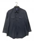 Wrangler×N.HOOLYWOODラングラー×エヌ ハリウッド）の古着「オーバーサイズウエスタンシャ」｜ネイビー