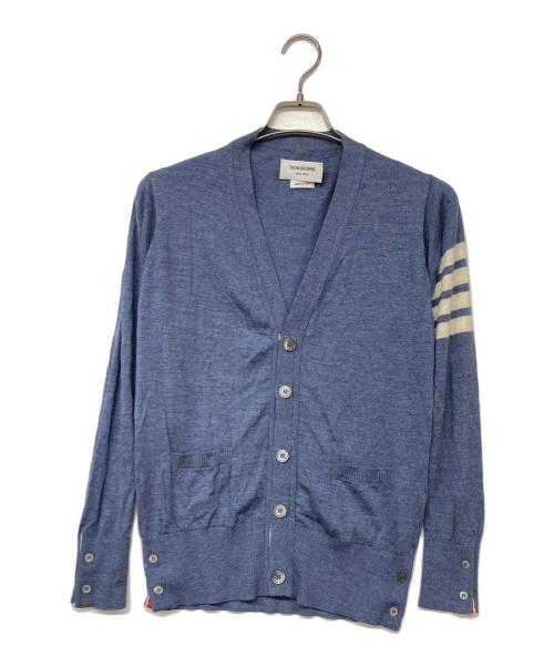 Thom Browne（トムブラウン）Thom Browne (トムブラウン) Vネックカーディガン ネイビー サイズ:1.の古着・服飾アイテム