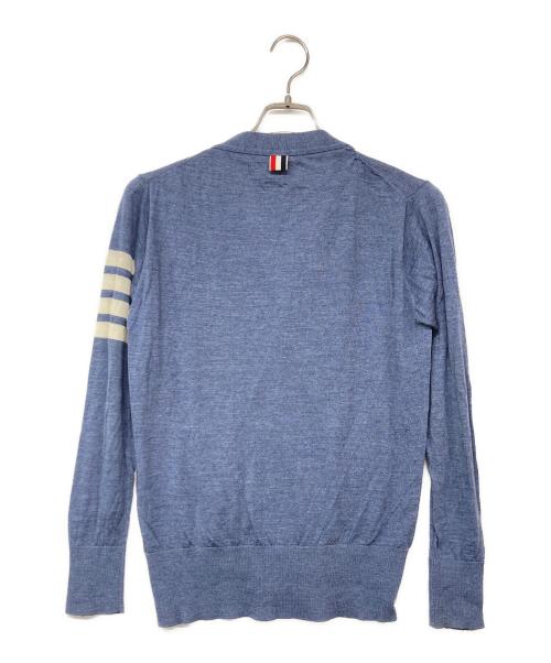 Thom Browne（トムブラウン）Thom Browne (トムブラウン) Vネックカーディガン ネイビー サイズ:1.の古着・服飾アイテム