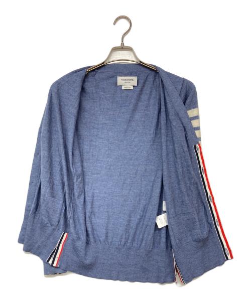 Thom Browne（トムブラウン）Thom Browne (トムブラウン) Vネックカーディガン ネイビー サイズ:1.の古着・服飾アイテム