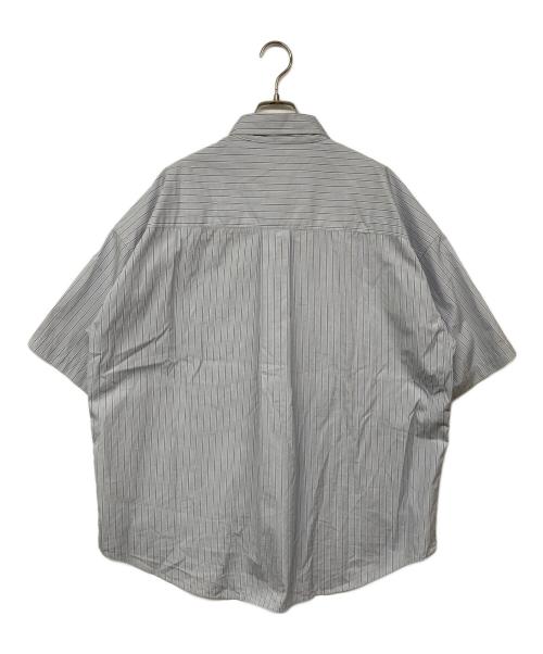 TRISECT2 JOURNAL STANDARD（トライセクト2 ジャーナルスタンダード）TRISECT2 JOURNAL STANDARD (トライセクト2 ジャーナルスタンダード) 半袖ストライプシャツ/ THOMAS MASON ブルー サイズ:Sの古着・服飾アイテム