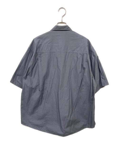 AURALEE（オーラリー）AURALEE (オーラリー) WASHED FINX TWILL BIG HALF SLEEVED SHIRTS/ウォッシュドフィンクスツイルビッグハーフスリーブシャツ ブルー サイズ:4の古着・服飾アイテム