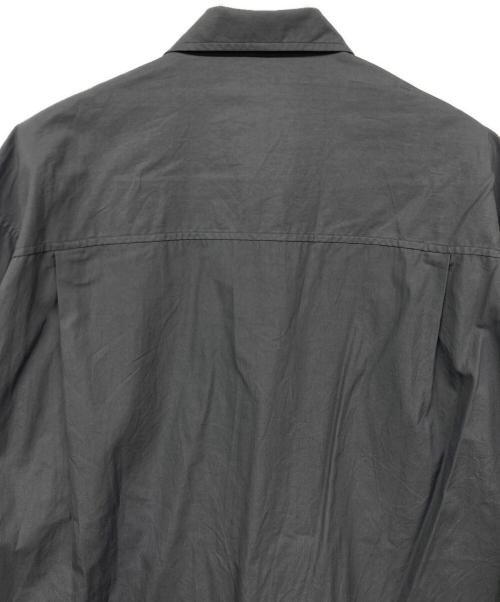 AURALEE（オーラリー）AURALEE (オーラリー) WASHED FINX TWILL BIG HALF SLEEVED SHIRTS/ウォッシュドフィンクスツイルビッグハーフスリーブシャツ ブルー サイズ:4の古着・服飾アイテム