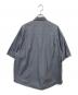 AURALEE (オーラリー) WASHED FINX TWILL BIG HALF SLEEVED SHIRTS/ウォッシュドフィンクスツイルビッグハーフスリーブシャツ ブルー サイズ:4：13000円