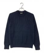 AURALEEオーラリー）の古着「WOOL CASHMERE RIB KNIT」｜ブラック