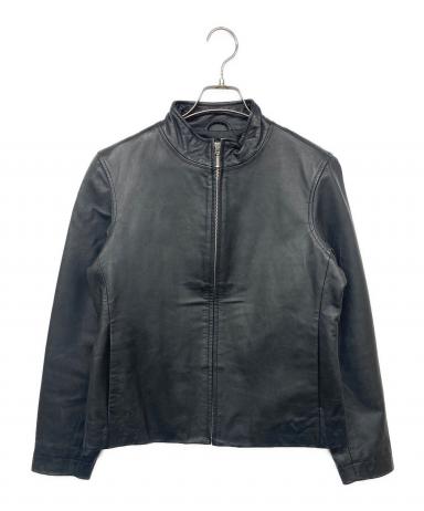 中古・古着通販】GAP (ギャップ) ジップアップ カウレザージャケット