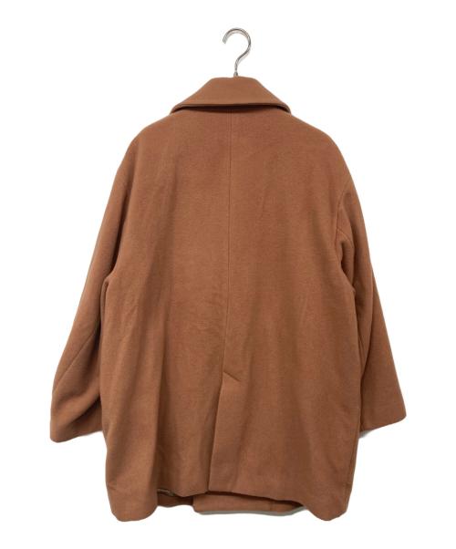 MIDIUMISOLID（ミディウミソリッド）MIDIUMISOLID (ミディウミソリッド) ダブルコート ブラウン サイズ:38 未使用品の古着・服飾アイテム