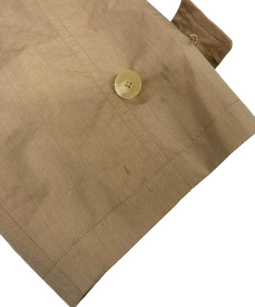 AURALEE（オーラリー）AURALEE (オーラリー) FINX POLYESTER WEATHER CHAMBRAY BLOUSON/フィンクスポリエステルウェザーシャンブレーブルゾン ベージュ サイズ:3の古着・服飾アイテム