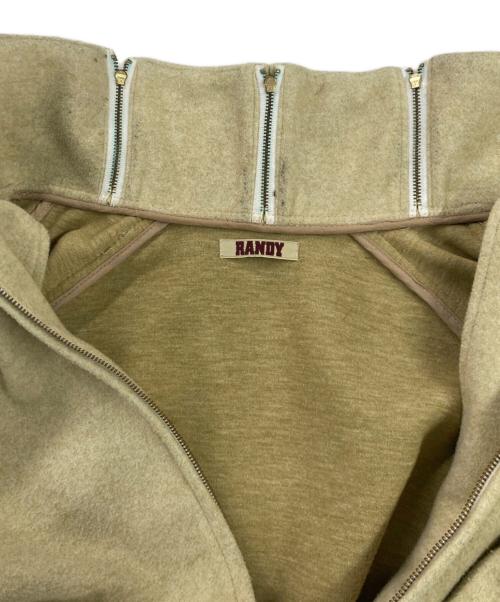 RANDY（ランディー）RANDY (ランディー) Emmanuel 4 zip blouson/エマニュエル4ジップブルゾン ベージュ サイズ:2の古着・服飾アイテム