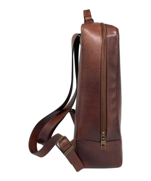 MOTHERHOUSE（マザーハウス）MOTHERHOUSE (マザーハウス) アンティーク スクエア バックパック ブラウンの古着・服飾アイテム