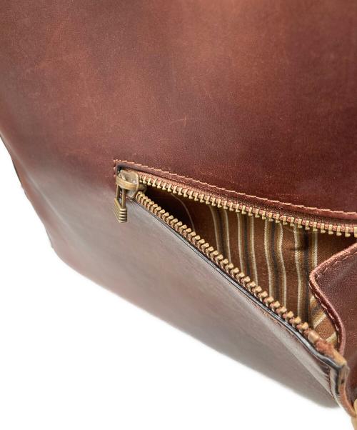 MOTHERHOUSE（マザーハウス）MOTHERHOUSE (マザーハウス) アンティーク スクエア バックパック ブラウンの古着・服飾アイテム