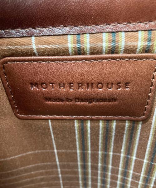 MOTHERHOUSE（マザーハウス）MOTHERHOUSE (マザーハウス) アンティーク スクエア バックパック ブラウンの古着・服飾アイテム