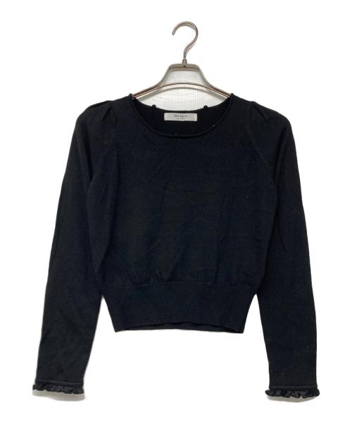 HER LIP TO（ハーリップトゥ）HER LIP TO (ハーリップトゥ) Rodin Pearl Knit Pullover ブラック サイズ:Sの古着・服飾アイテム