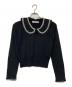 HER LIP TO（ハーリップトゥ）の古着「Rodin Pearl Knit Pullover」｜ブラック