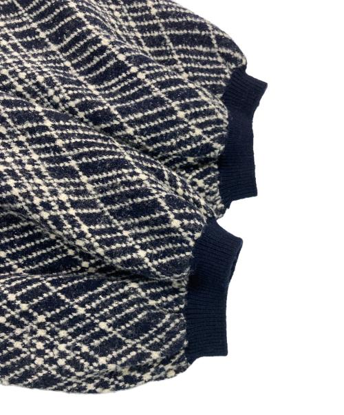 HER LIP TO（ハーリップトゥ）Her lip to (ハーリップトゥ) Vosges Jacquard Knit Dress/ヴォージュジャガードニットドレス ネイビー サイズ:Sの古着・服飾アイテム