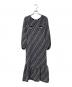 Her lip to（ハーリップトゥ）の古着「Vosges Jacquard Knit Dress/ヴォージュジャガードニットドレス」｜ネイビー