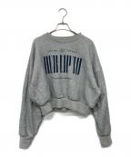 HER LIP TOハーリップトゥ）の古着「Cherish Oversized Sweatshirt」｜グレー