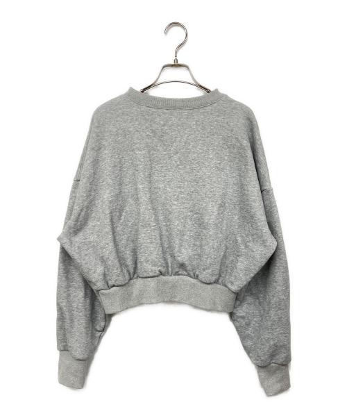 HER LIP TO（ハーリップトゥ）HER LIP TO (ハーリップトゥ) Cherish Oversized Sweatshirt グレー サイズ:Fの古着・服飾アイテム