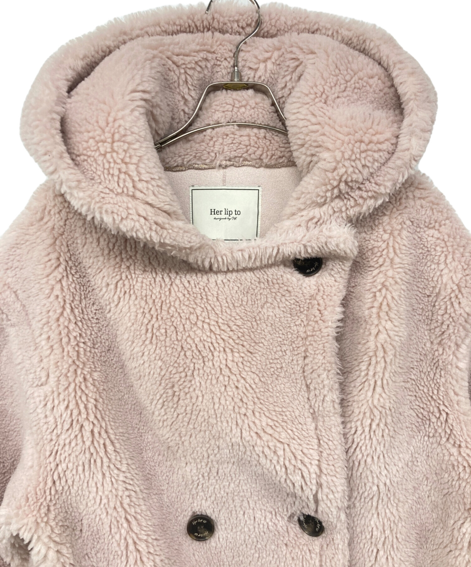 HER LIP TO (ハーリップトゥ) Fleur Shearling Boa Coat HER LIP TO (ハーリップトゥ) Fleur Shearling Boa Coat