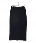 FRAMeWORKフレームワーク）の古着「総針タイトスカート」｜ブラック