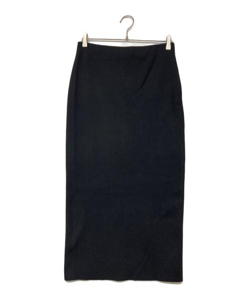 FRAMeWORK（フレームワーク）FRAMeWORK (フレームワーク) 総針タイトスカート ブラック サイズ:40 未使用品の古着・服飾アイテム