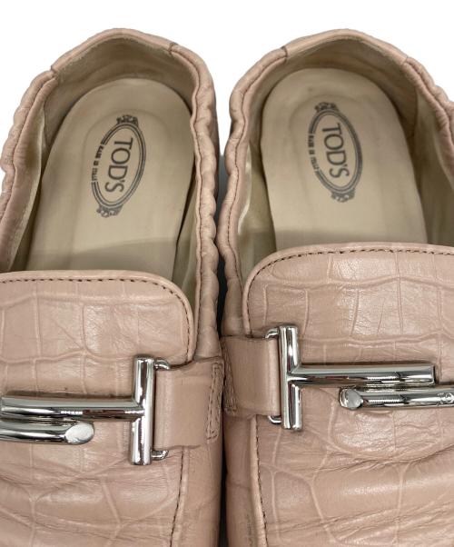 TOD'S（トッズ）TOD'S (トッズ) ダブルＴローファー ピンク サイズ:40の古着・服飾アイテム