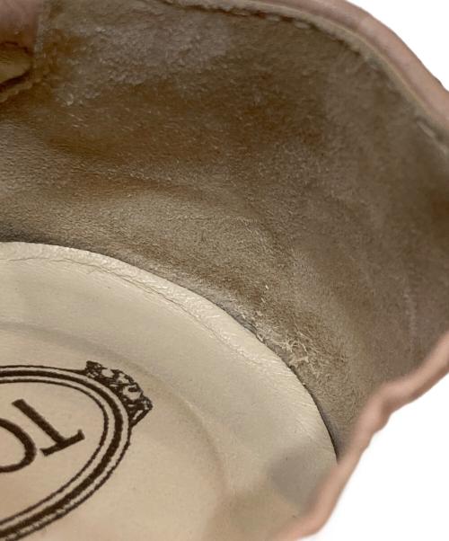 TOD'S（トッズ）TOD'S (トッズ) ダブルＴローファー ピンク サイズ:40の古着・服飾アイテム