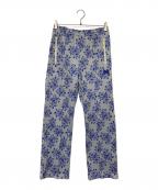 Needles×STUDIOUSニードルズ×ステュディオス）の古着「別注総柄トラックパンツ」｜スカイブルー