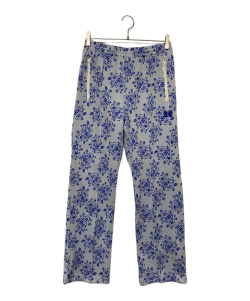 Needles（ニードルズ）Needles (ニードルズ) STUDIOUS (ステュディオス) 別注総柄トラックパンツ スカイブルー サイズ:Mの古着・服飾アイテム