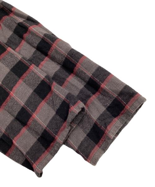 South2 West8（サウスツー ウエストエイト）South2 West8 (サウスツー ウエストエイト) チェックメキシカンパーカー グレー サイズ:Lの古着・服飾アイテム