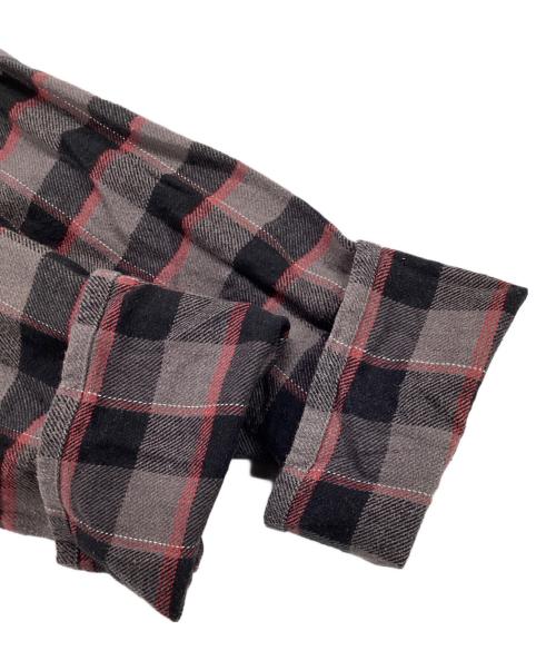 South2 West8（サウスツー ウエストエイト）South2 West8 (サウスツー ウエストエイト) チェックメキシカンパーカー グレー サイズ:Lの古着・服飾アイテム