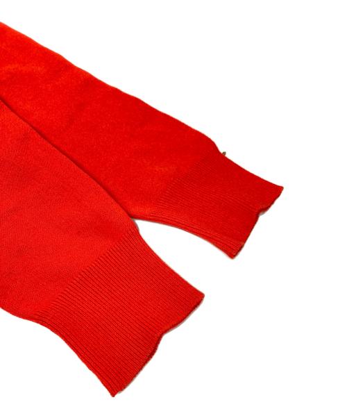 BALENCIAGA（バレンシアガ）BALENCIAGA (バレンシアガ) ニットカーディガン レッド サイズ:36の古着・服飾アイテム