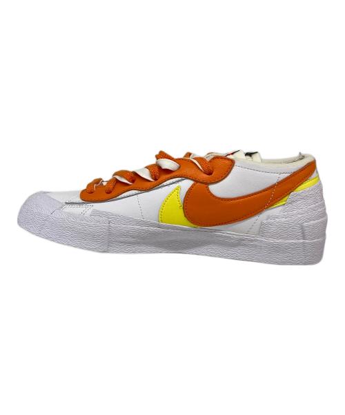 NIKE（ナイキ）NIKE (ナイキ) sacai (サカイ) BLAZER LOW オレンジ×ホワイト サイズ:27の古着・服飾アイテム