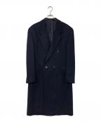 GIANNI VERSACEジャンニ・ヴェルサーチ）の古着「カシミヤ混ダブルチェスターコート」｜ネイビー