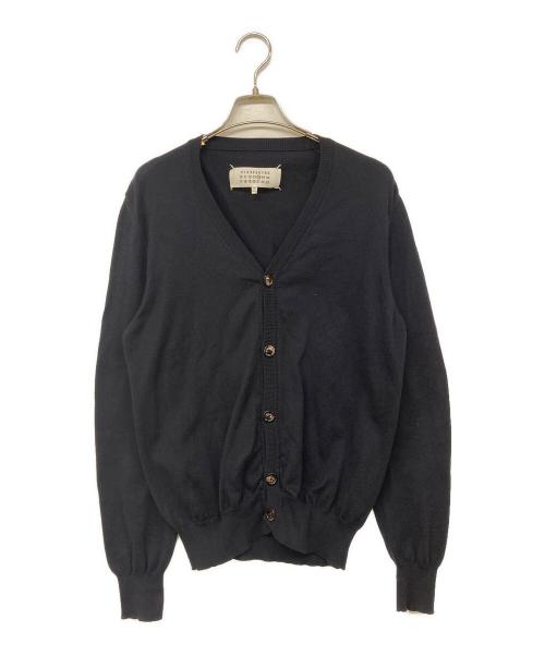 Maison Margiela（メゾンマルジェラ）Maison Margiela (メゾンマルジェラ) エルボーパッチニットカーディガン ネイビー サイズ:Sの古着・服飾アイテム