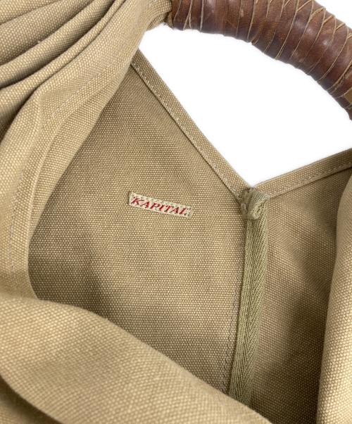 KAPITAL（キャピタル）KAPITAL (キャピタル) トートバッグ ベージュの古着・服飾アイテム
