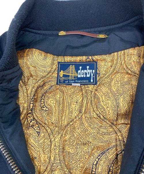 DERBY OF SAN FRANCISCO（ダービーオブサンフランシスコ）DERBY OF SAN FRANCISCO (ダービーオブサンフランシスコ) ダービージャケット ブラック サイズ:XLの古着・服飾アイテム