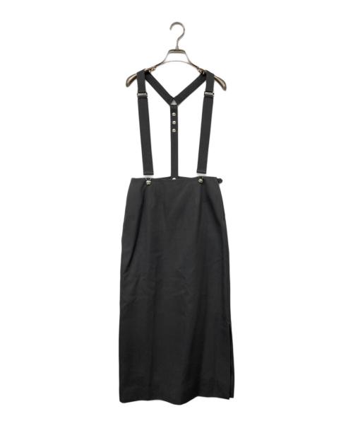 THE RERACS（ザ リラクス）THE RERACS (ザ リラクス) edition (エディション) サスペンダースカート グレー サイズ:38の古着・服飾アイテム